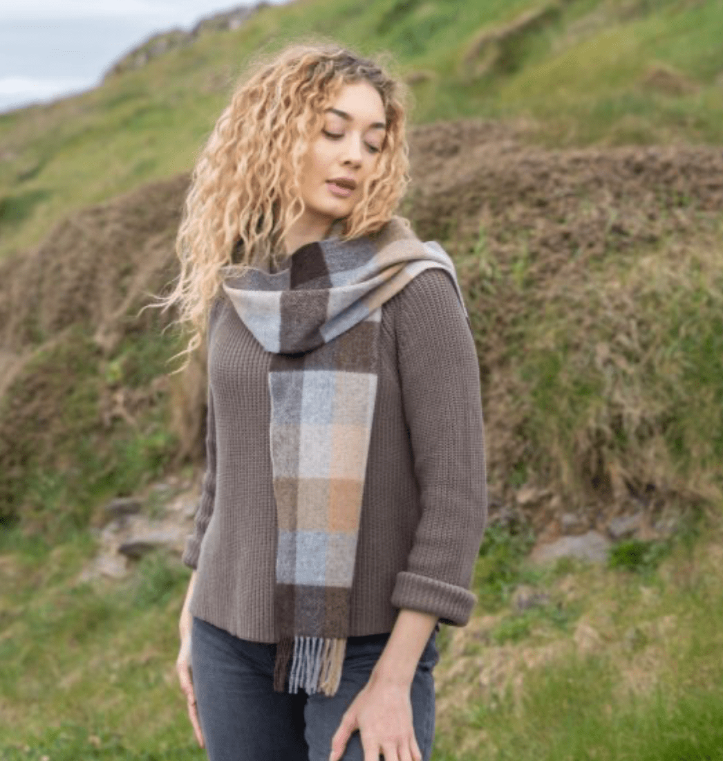 Lammeuld halstørklæder