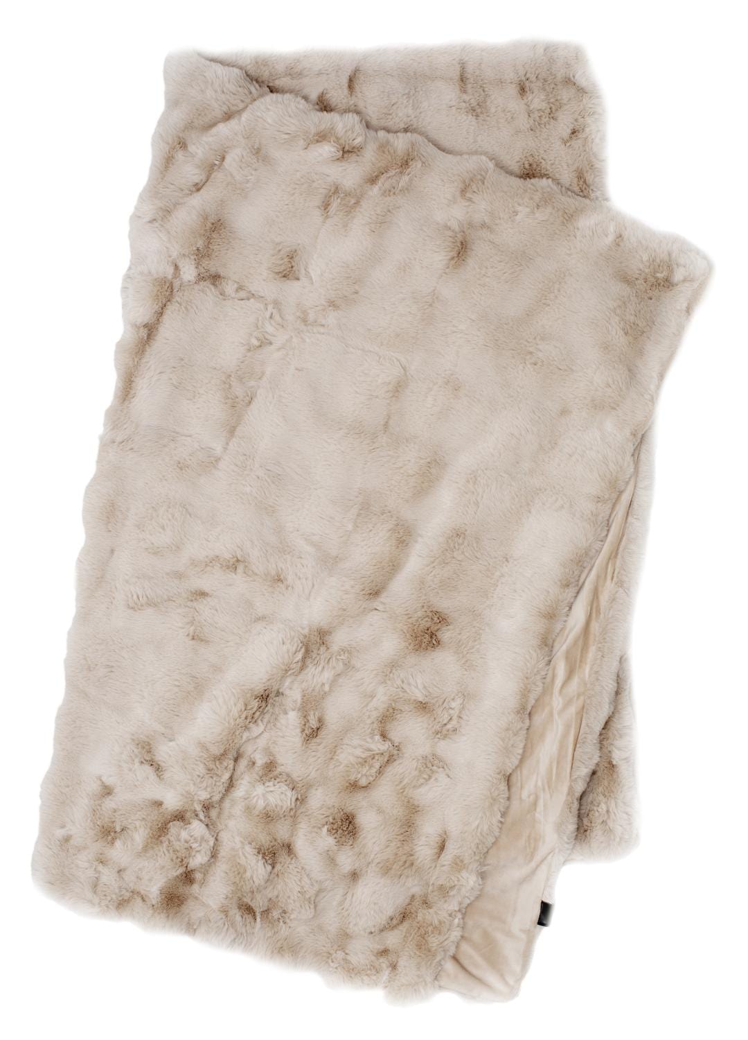 Faux fur tæppe - Beige Lammeskind OtherStuff