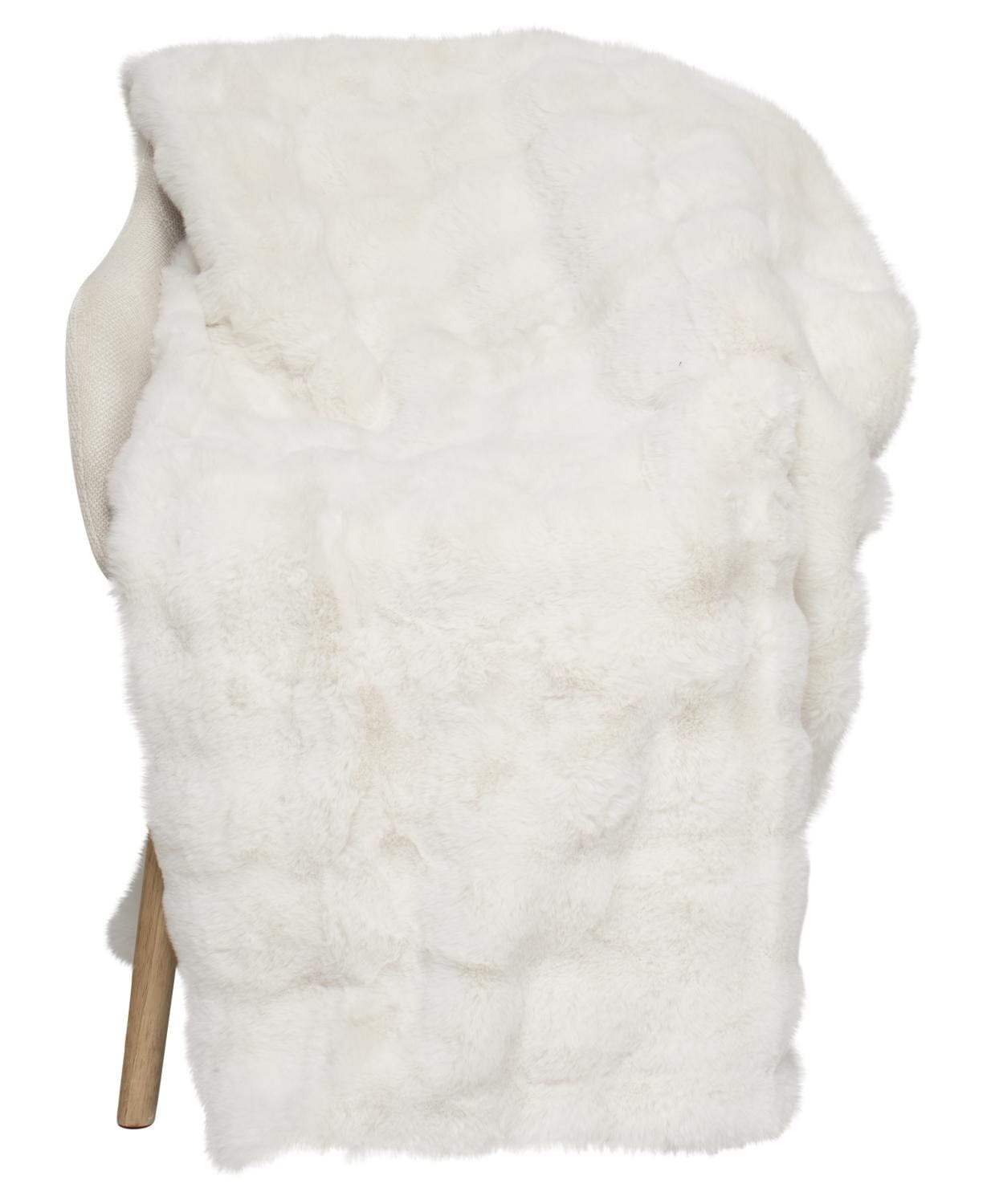 Faux fur tæppe - Offwhite 140 X 220 cm. Lammeskind OtherStuff