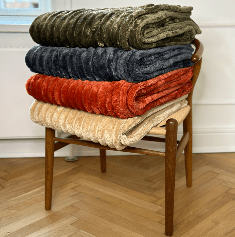 Luxus Fleece plaid i Beige (150x200cm) Plaid otherstuff