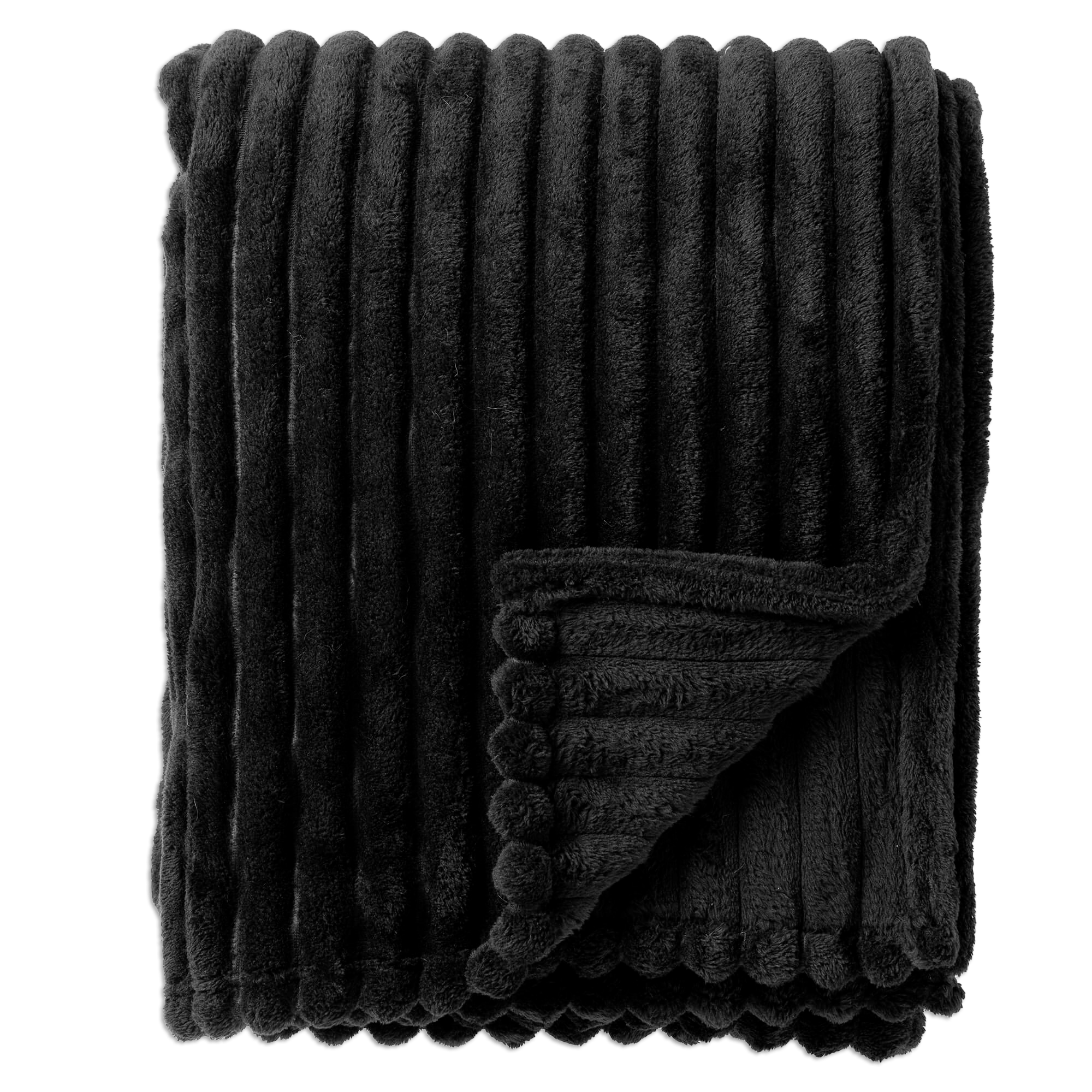 Luxus Fleece plaid i Sort (150x200cm) Plaid Otherstuff