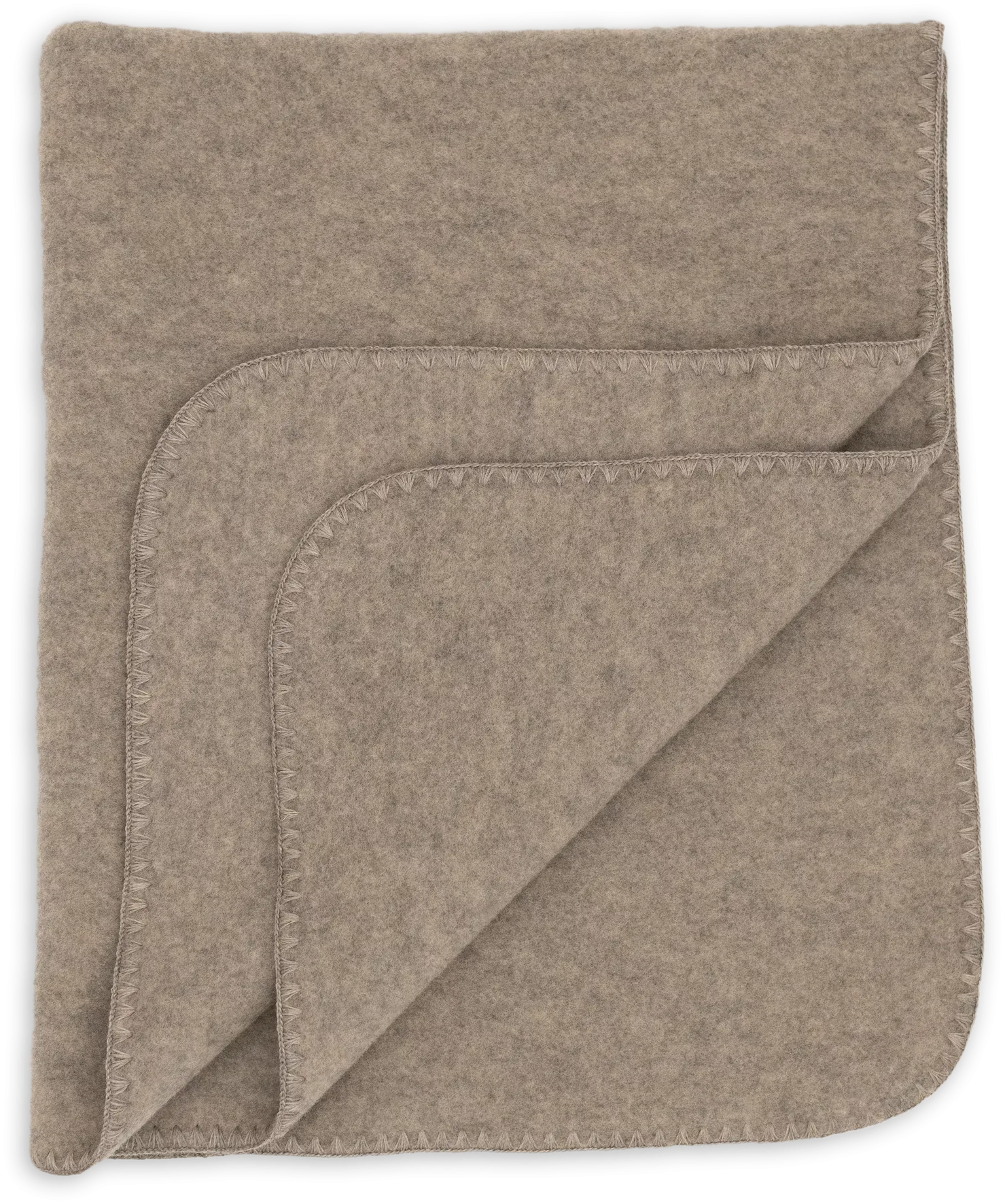 Baby merinould plaid - Natur Uldplaiden.dk