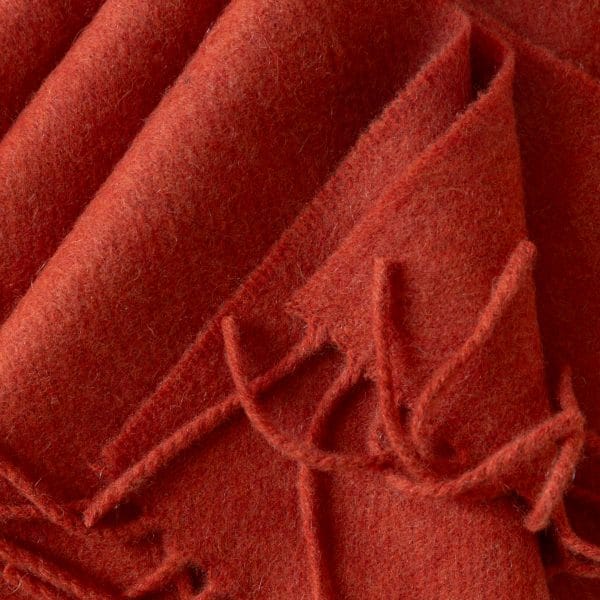 Halstørklæder i 100% irsk cashmere - Orange Uldplaiden.dk