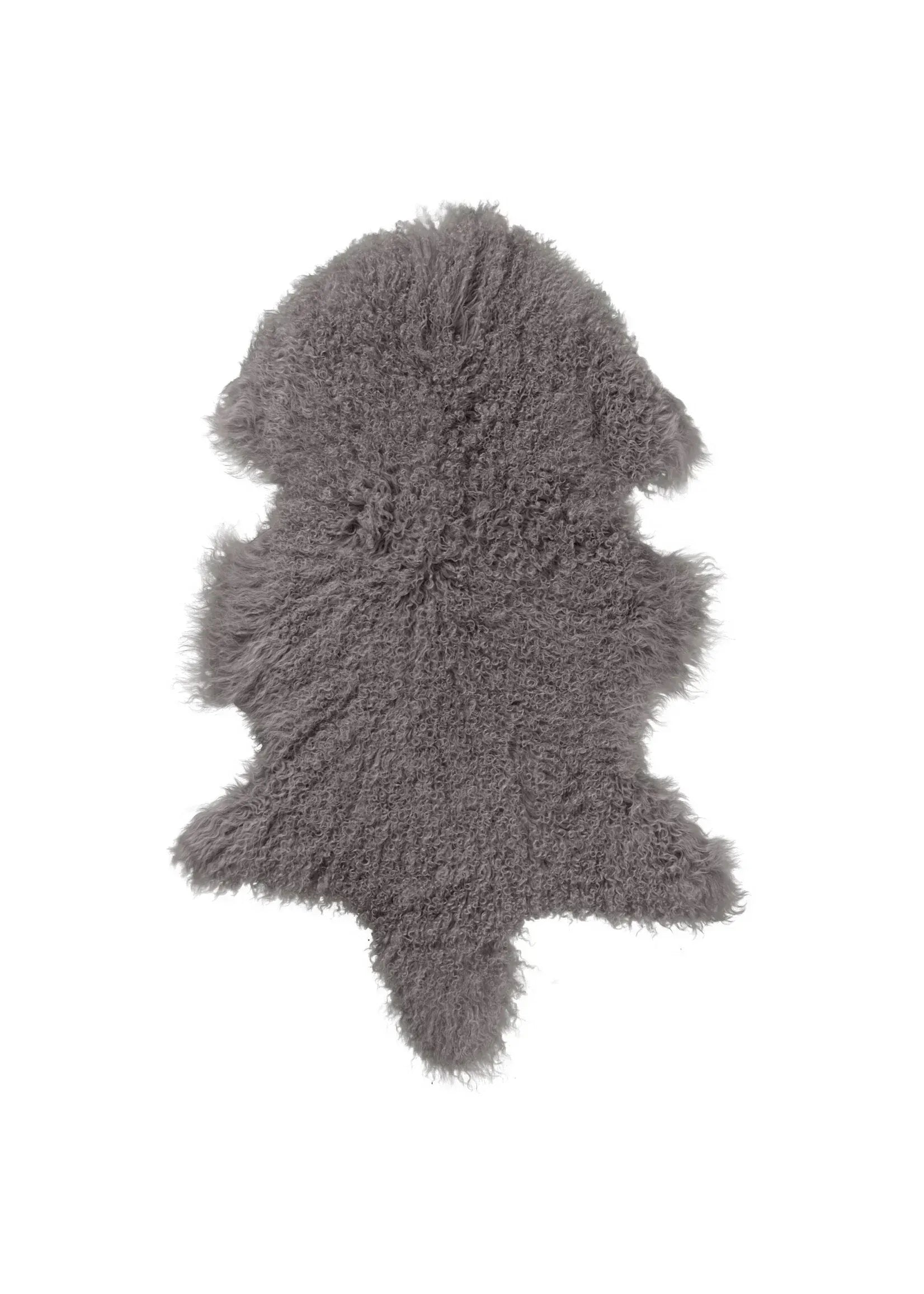 Korthåret lammeskind - Taupe Uldplaiden.dk