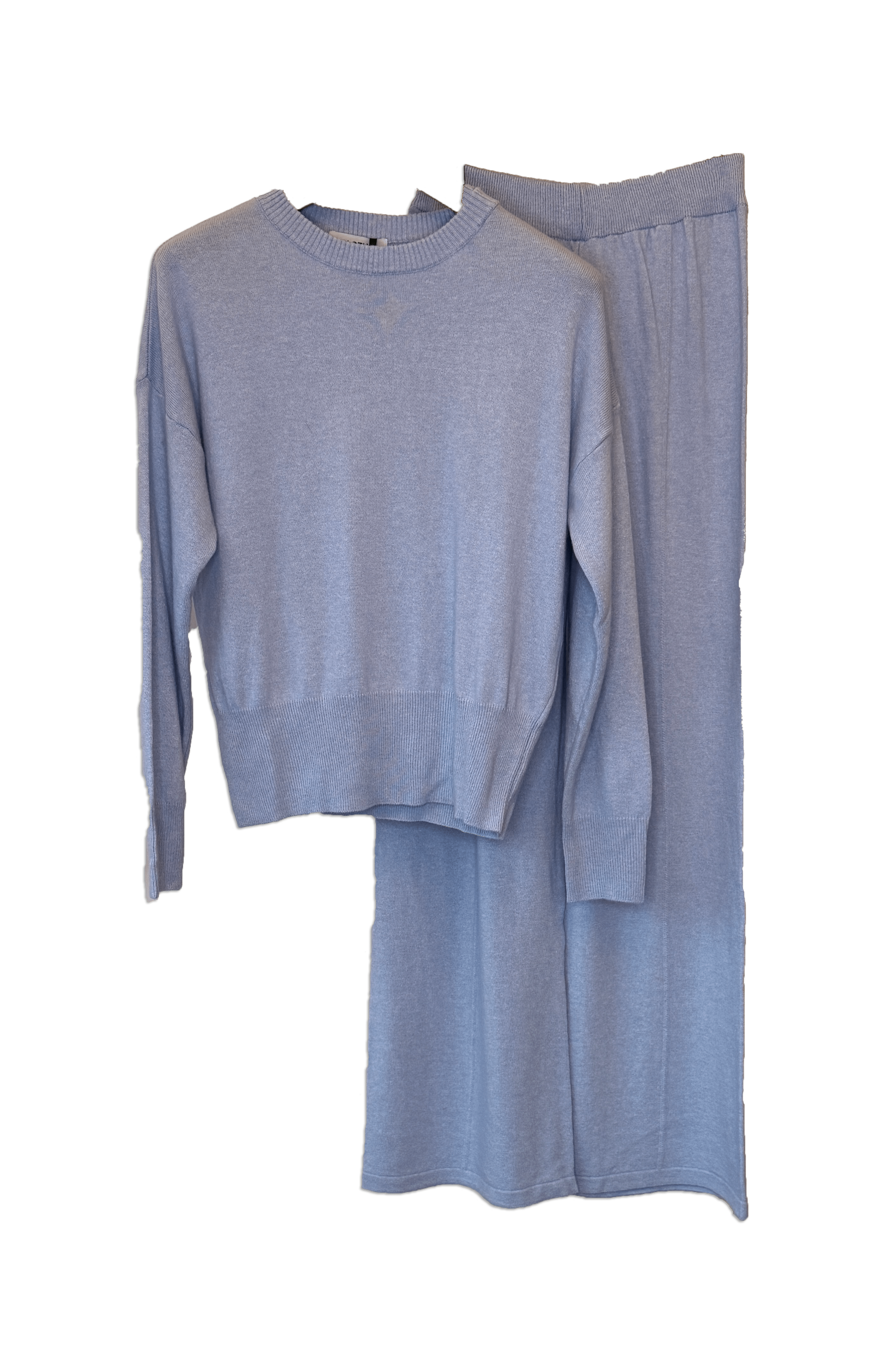 Strik sæt lyseblå i 30% cashmere Uldplaiden.dk