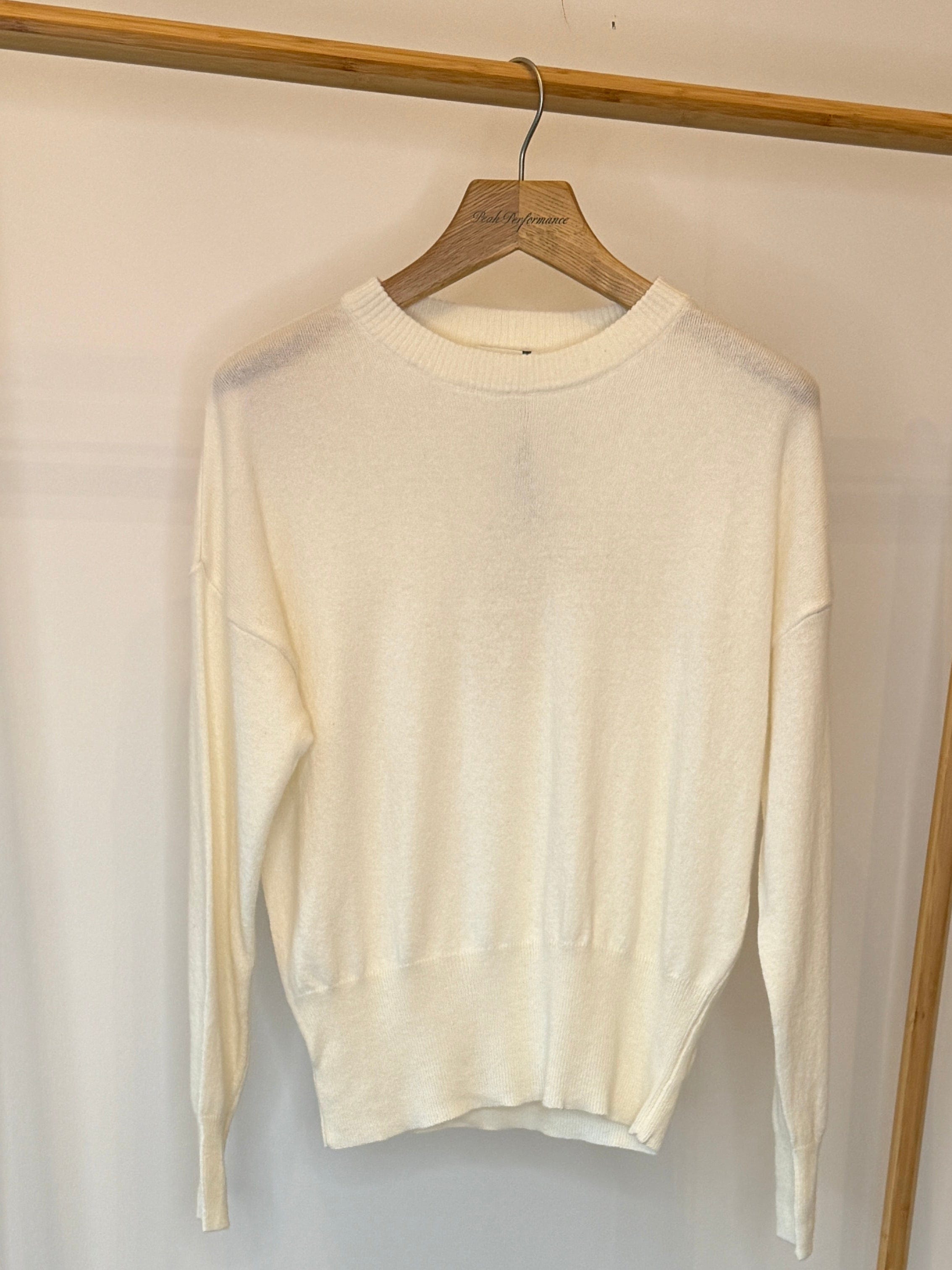 Strik sæt Off. white i 30% cashmere Uldplaiden.dk