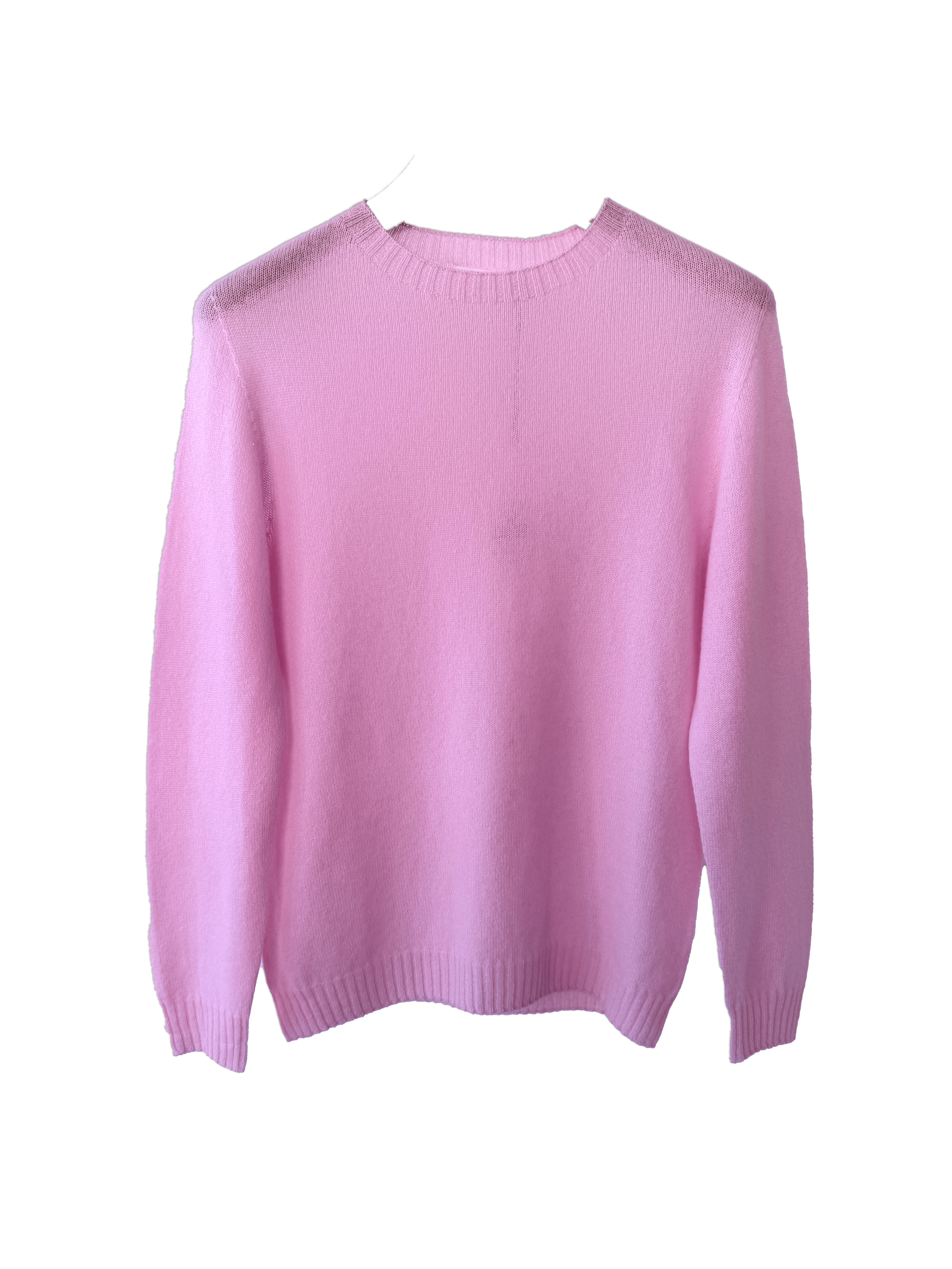 Trøje rosa i 100% cashmere trøje Uldplaiden.dk