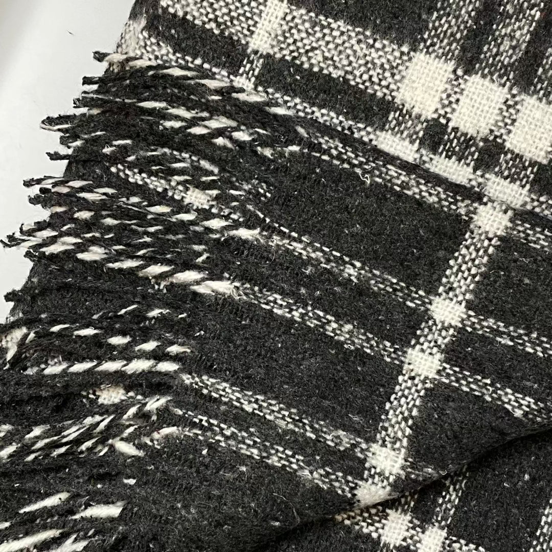 Uldplaid i 100% Recycled - Mørkegrå (140x200 cm) Plaid Uldplaiden