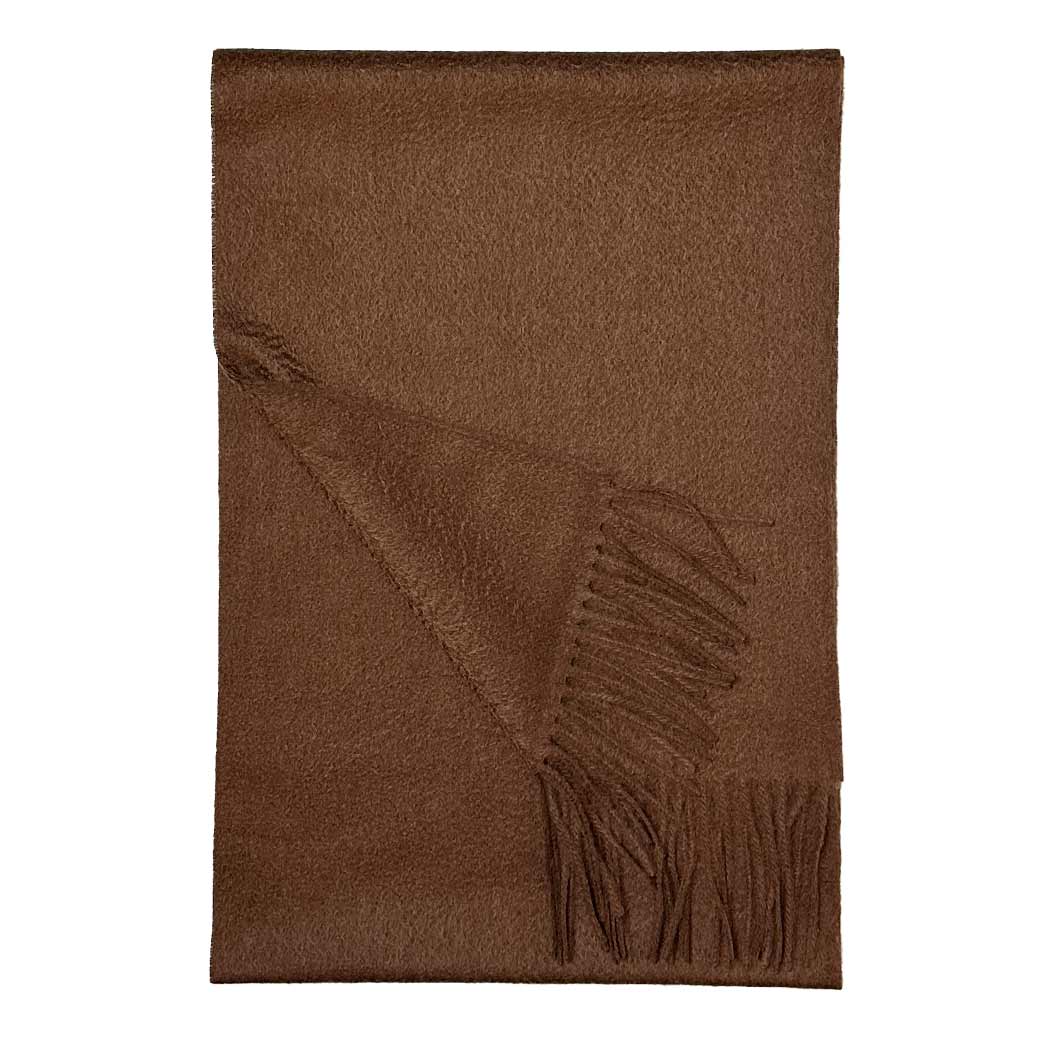 Halstørklæde i 100% Cashmere - Brun