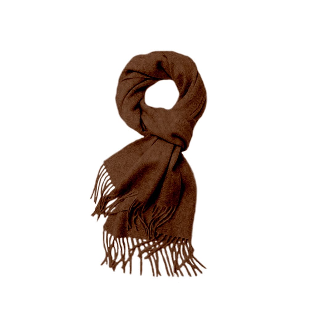 Halstørklæde i 100% Cashmere - Brun