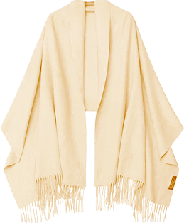 Sjal i 100% Cashmere - Creme (70x200 cm) Tørklæder og sjaler Uldplaiden