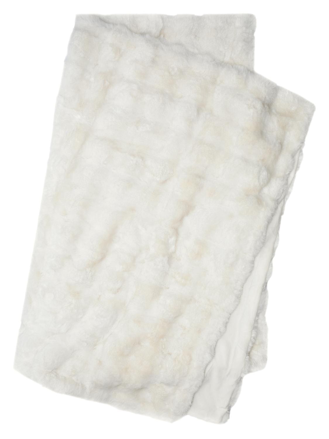 Faux fur tæppe - Offwhite 140 X 220 cm. Lammeskind OtherStuff