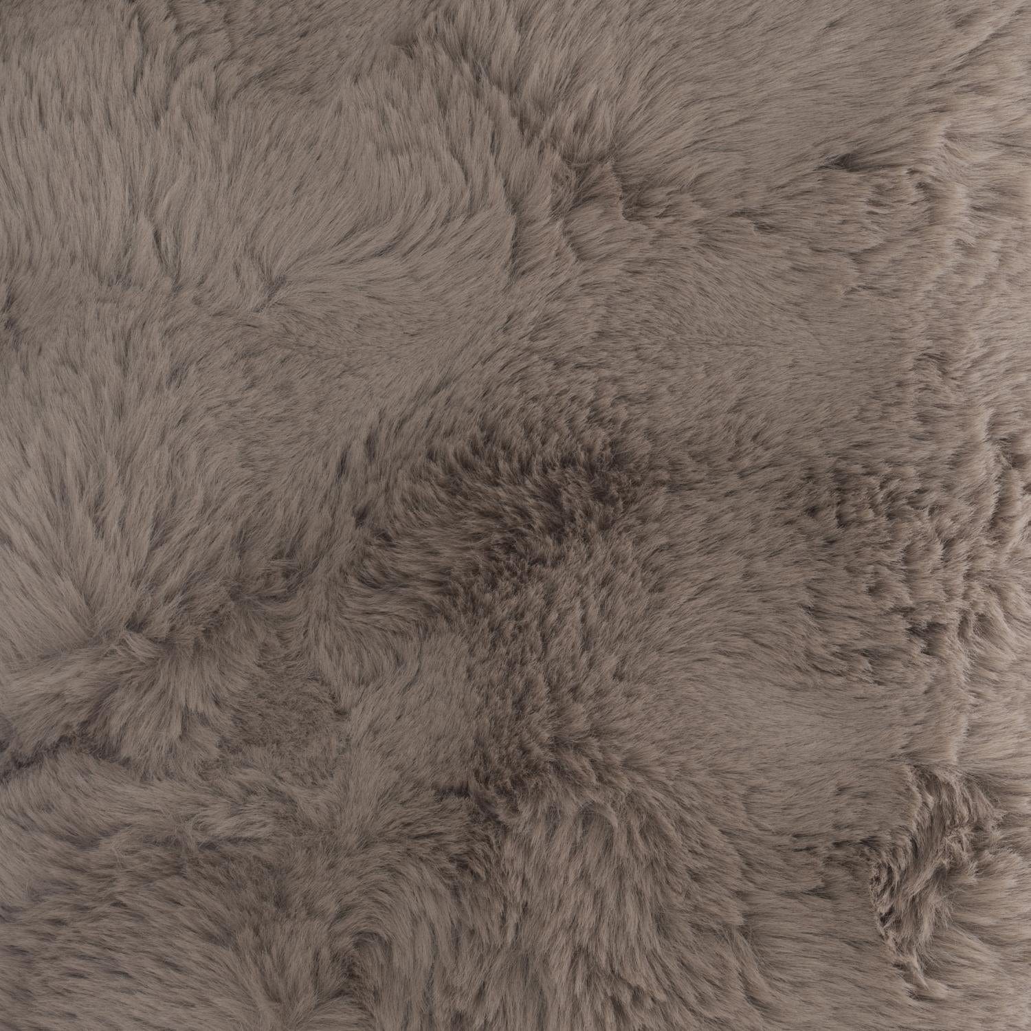 Faux fur tæppe - Taupe Lammeskind OtherStuff