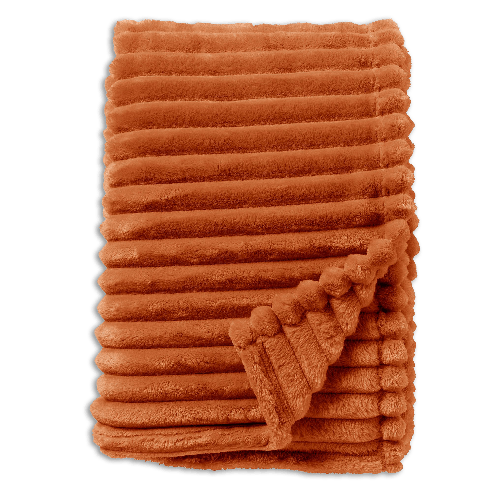 Luxus Fleece plaid i Orange (150x200cm) Plaid Otherstuff