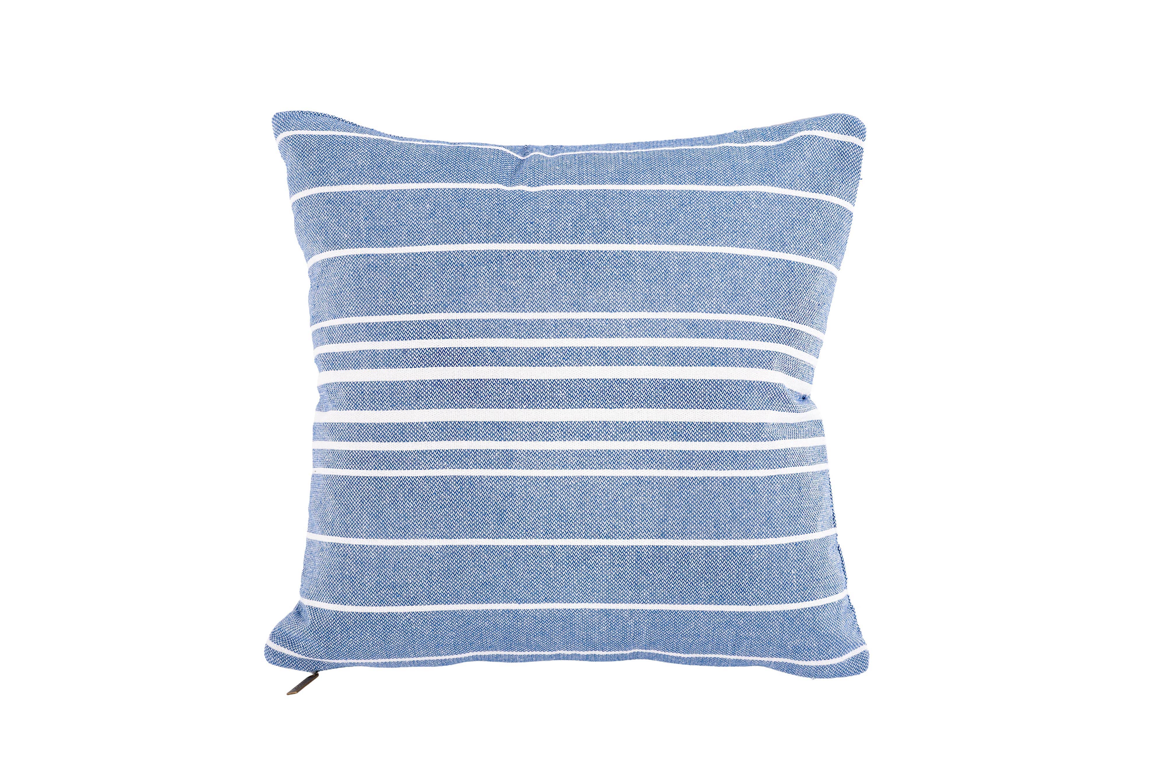 Pyntepude (fyldt) SOLENE - 45x45 cm: Blå Tiseco