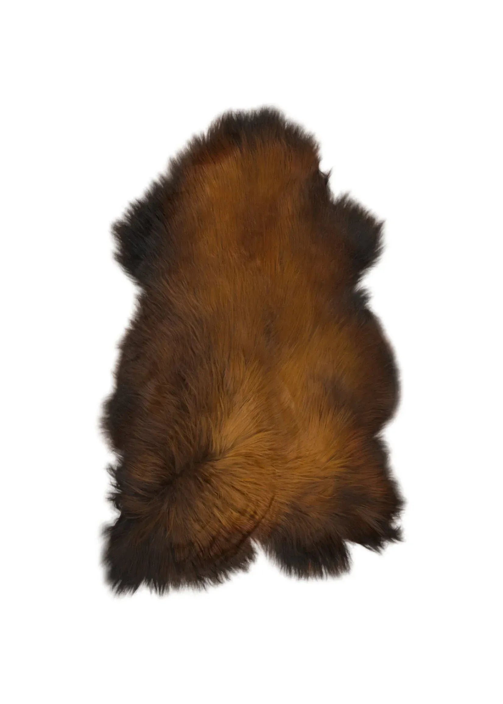 Korthåret lammeskind - Brun Uldplaiden.dk