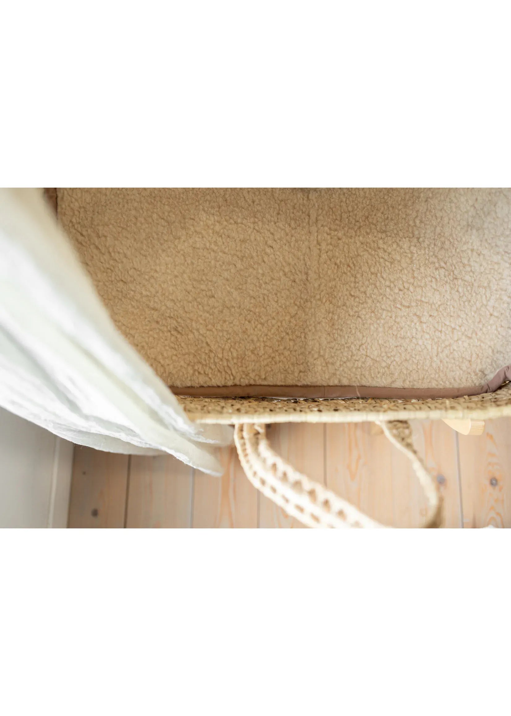 Uldunderlag til baby - Beige Uldplaiden.dk