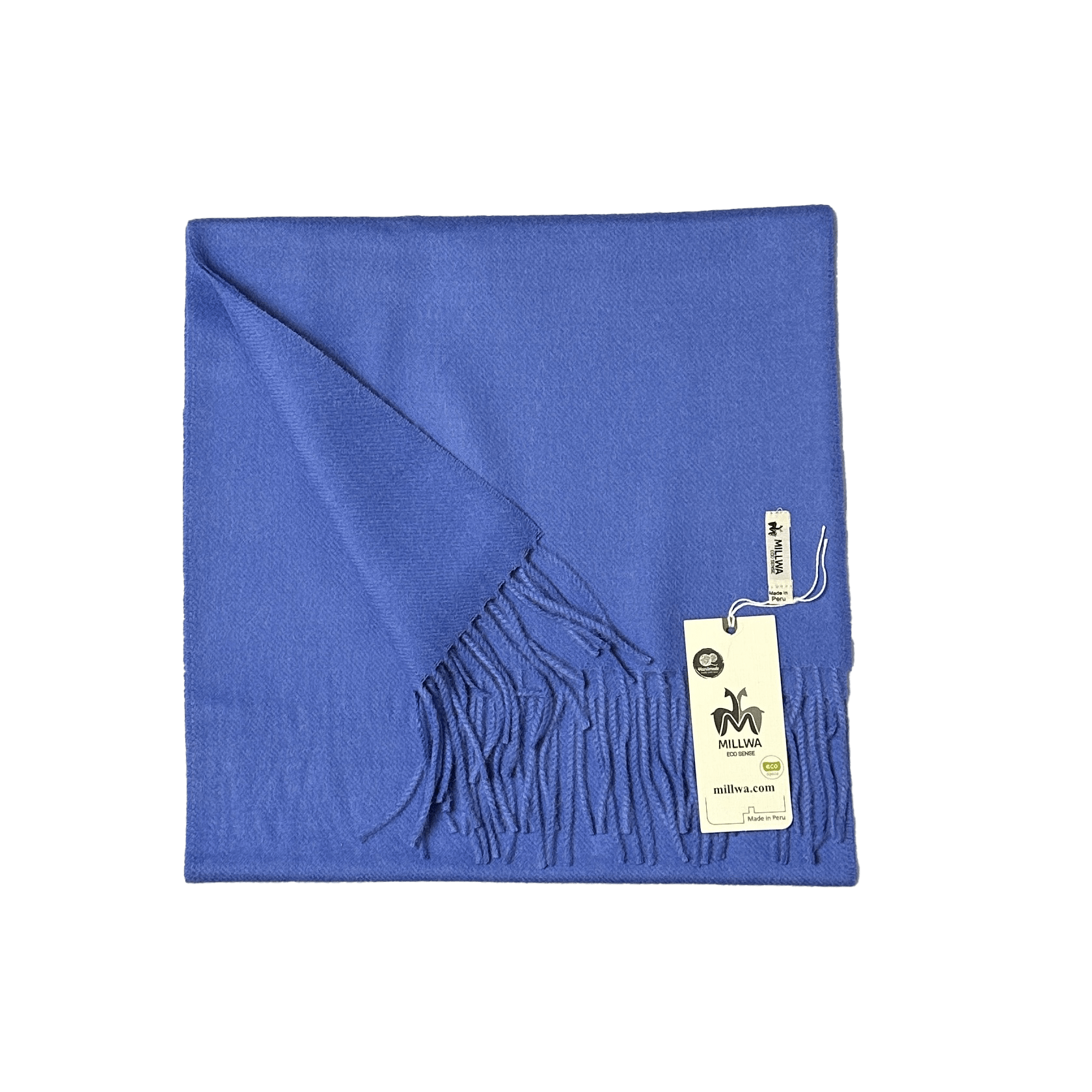 Halstørklæde i 100% baby alpaca uld - Lavendel