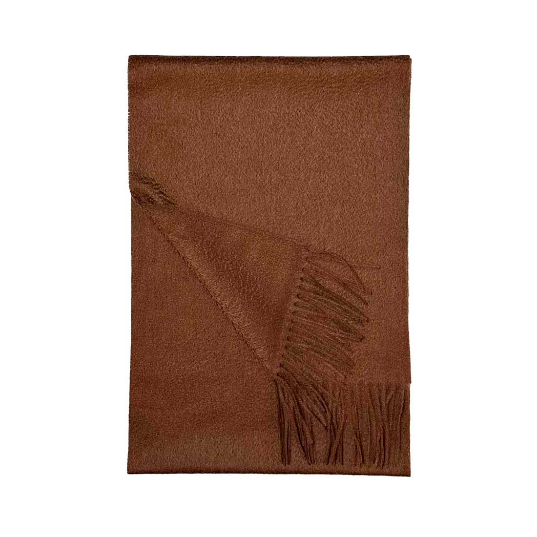 Halstørklæde i 100% Cashmere - Brun