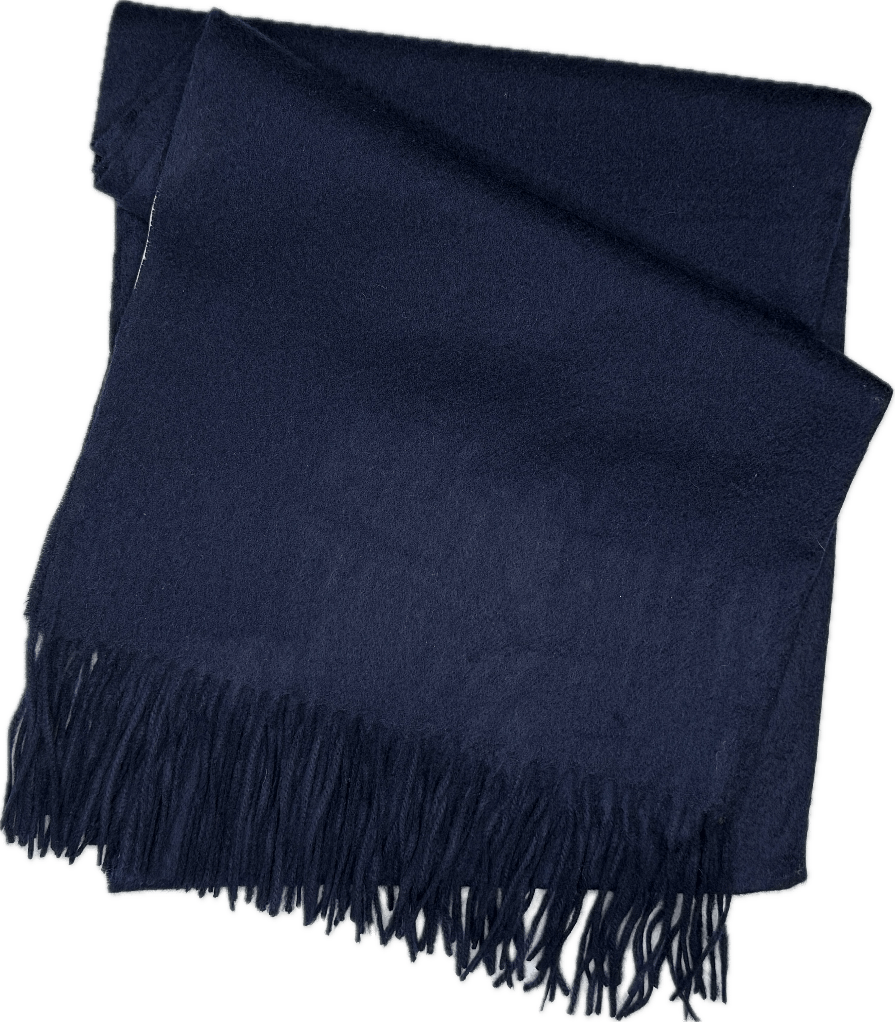 Sjal i 100% Cashmere - Navyblå (70x200 cm) Tørklæder og sjaler Uldplaiden